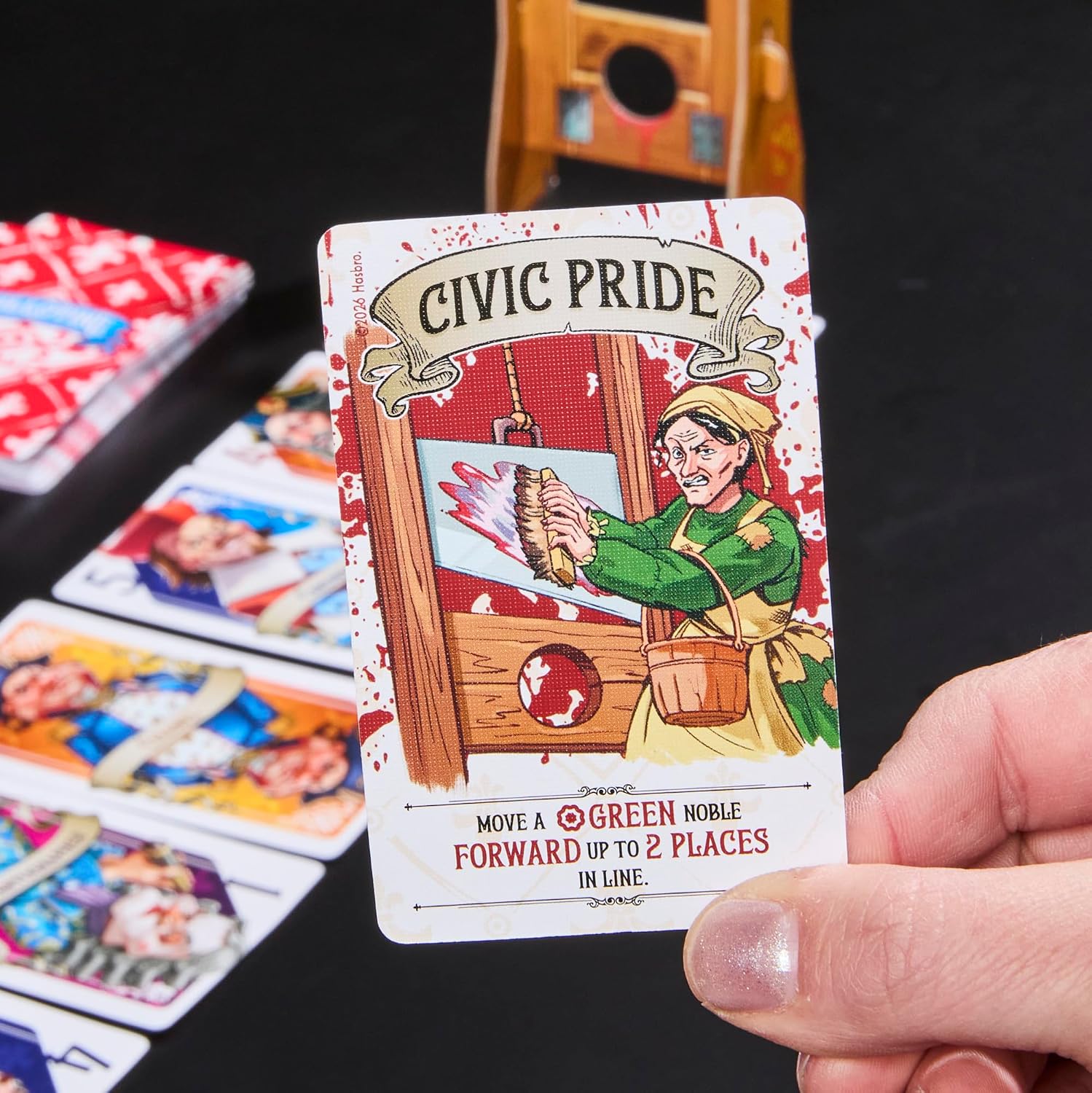 Guillotine Card Game | Easy to Learn and Fun Games for Teens and Adults | 20 Mins. | 2 to 5 Players | Ages 12+ | Family Travel Games