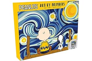 AQUARIUS - Paint by Numbers, Snoopy-Themed