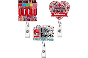 AFRITEE Phlebotomy Badge Holder