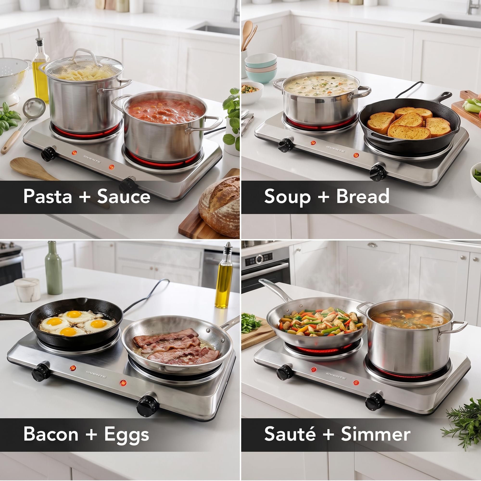OVENTE Bgi202S Ceramic Cooktop - Portable Infrared Burner -8