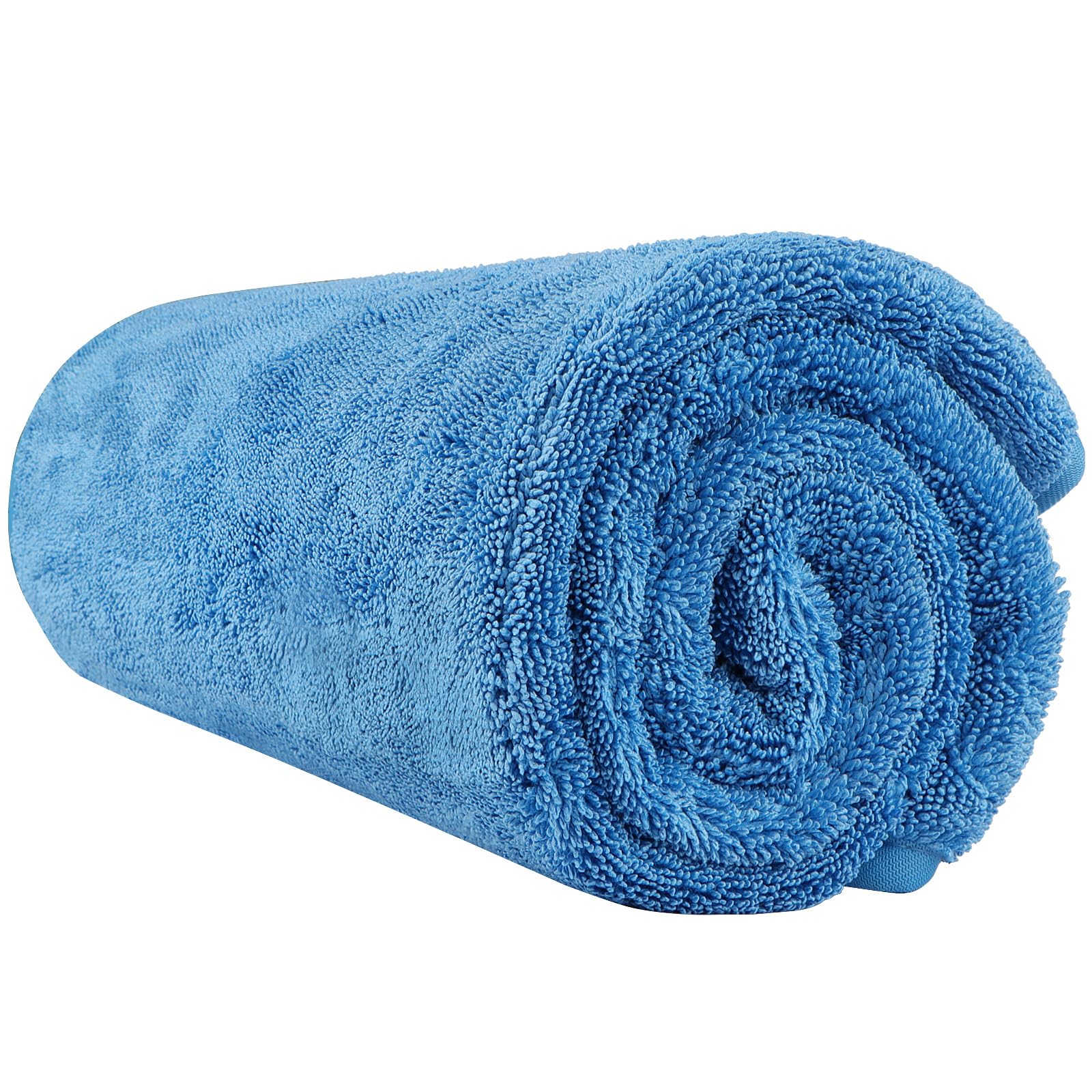 HOMEXCEL Professional Car Drying Towel (36"x 24") with Twisted-Loop Technology, 1200GSM for a Streak-Free Finish – Microfiber Towels for Cars, Trucks,