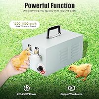 Vista 3 de Pollo automático Debeaking Machine, equipo eléctrico del corte del pollo Debeaker de la máquina 110V Debeaking