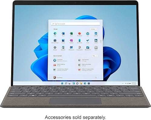 Miniatura 7 de Microsoft Surface Pro X - Tablet Wi-Fi de 13 pulgadas Microsoft SQ1 Platinum (renovado), plata, 8 GB de RAM  SSD de 512 GB