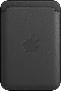 Apple Leather Wallet with MagSafe (for iPhone) - Black
