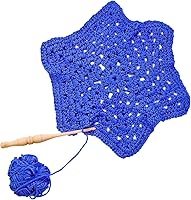 Vista 2 de Divit Shilp Streamline - Ganchos de ganchillo con mango ergonómico Aguja de tejer hecha a mano de madera de arce de 7 pulgadas, tejido de hilo