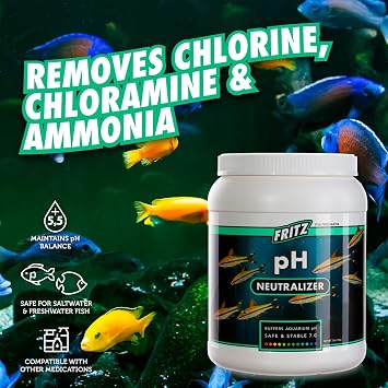 Fritz Aquatics 80287 Fritz pH Neutralizer for Fresh and Salt Water Aquariums, 3-LBS