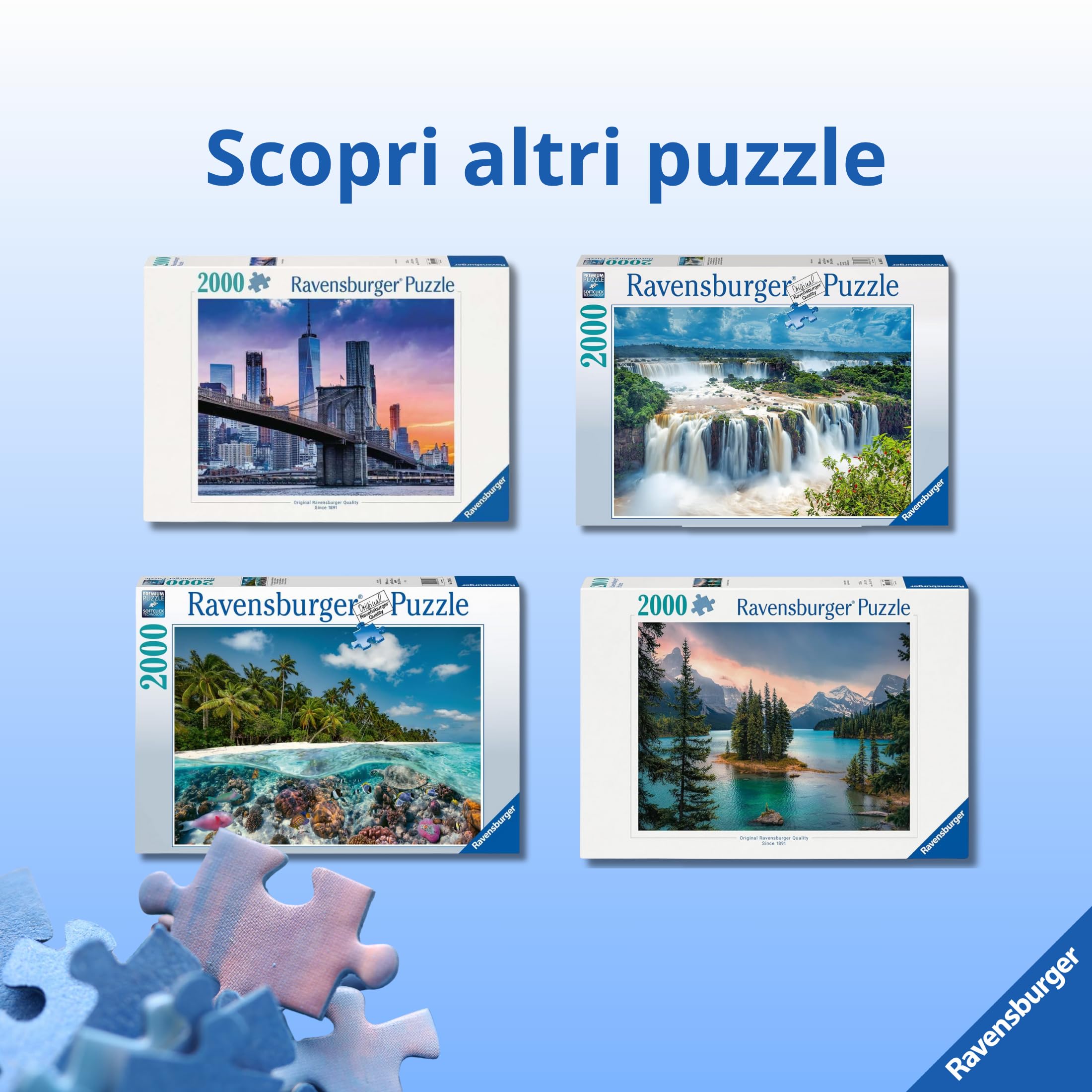 Ravensburger - Puzzle 2000 Pezzi Atmosfera Londinese | Puzzle 2000 Pezzi | Rompicapo Adulti E Bambini Dai 14 Anni In Su | Regalo Per Bambini E Adulti | Misure 98x75cm