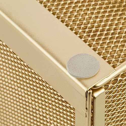 Miniatura 5 de Annova Organizador de escritorio de malla de alambre con cajones deslizantes de 3 niveles, clasificador de papel, multifuncional, construcción