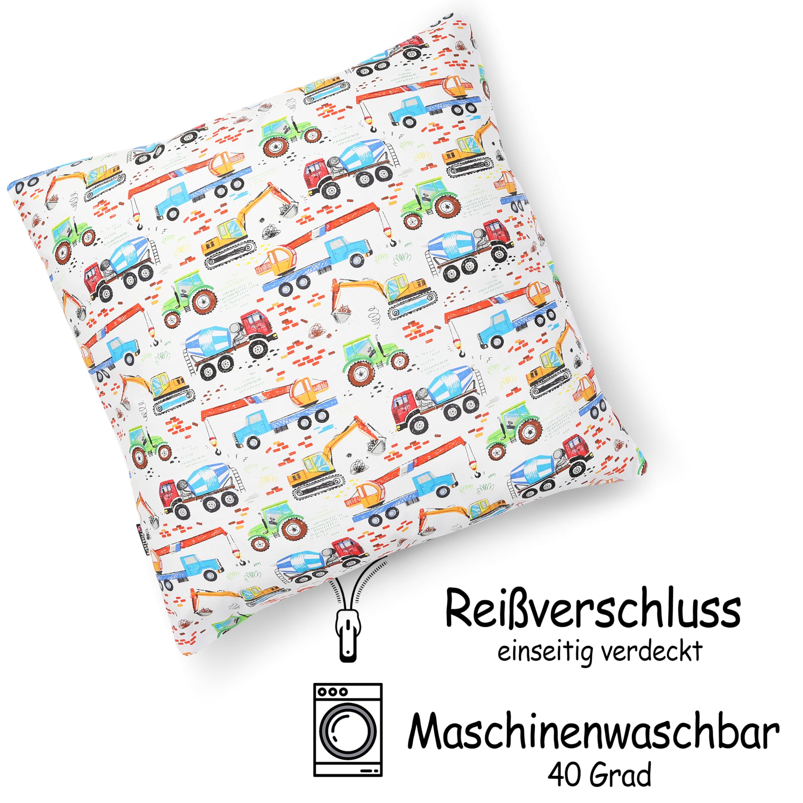 Taie D'Oreiller De Noël 30x50cm - 100% Coton Motif Pain D'Épices | Certifiée Öko-Tex - Pour Enfants Et Adultes