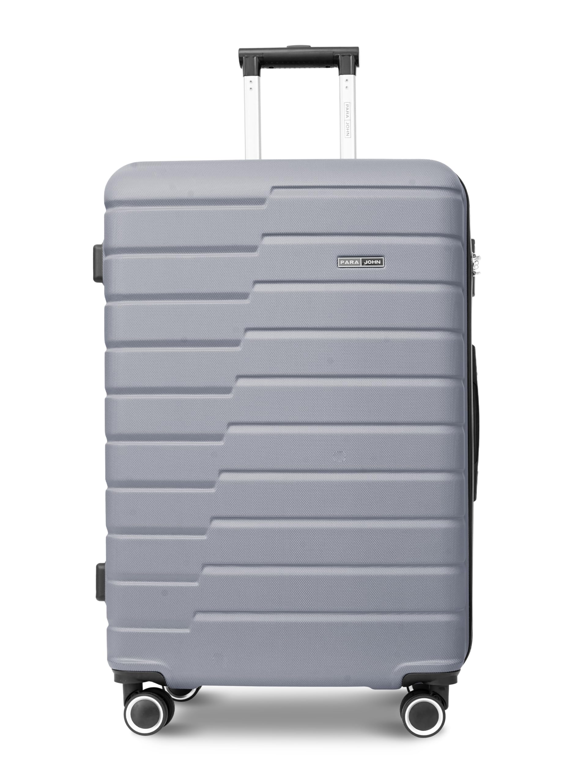 POPGLIDE Series 1 Piece Durable Lightweight Cabin Size 20 inches Carrying 10KG Material-ABS 4 Wheels Hardsided Travel Suitcase (Silver)