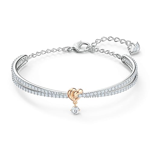 Immagine del prodotto Swarovski Bracciale rigido Lifelong Heart, Cuore, Bianco, Mix di finiture