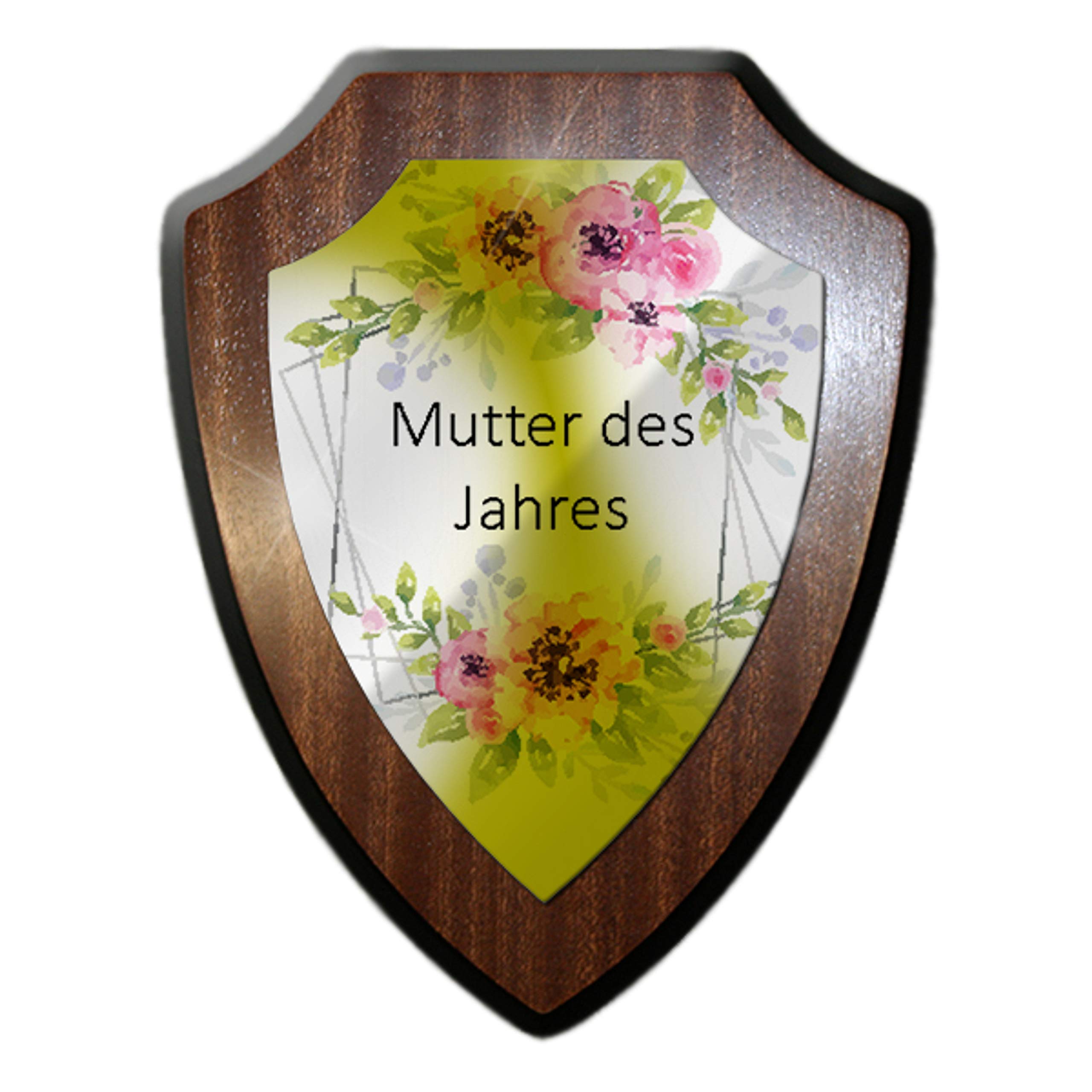 Décoration murale Mère de l'année : sublimez votre salon avec la plaque blason #31320
