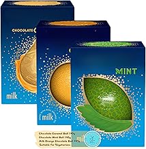 Trio Ball Bundle - Chocolate Caramel 145g, Milk Orange Chocolate 147g and Chocolate Mint 145g