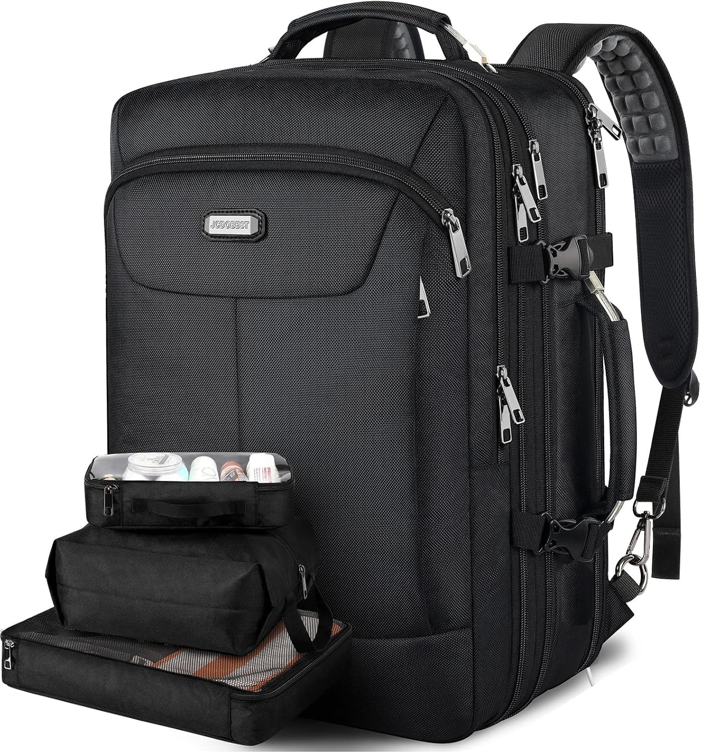Large Travel Carry On Backpack with 4 Packing Cubes, TSA Approved Weekender for YAMTION 40L Large Travel Backpack for Women,Carry On Luggage  main image 4