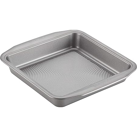 Circulon Nonstick Bakeware Nonstick Baking Pan / Nonstick Cake Pan, Square - 9 Inch, Gray