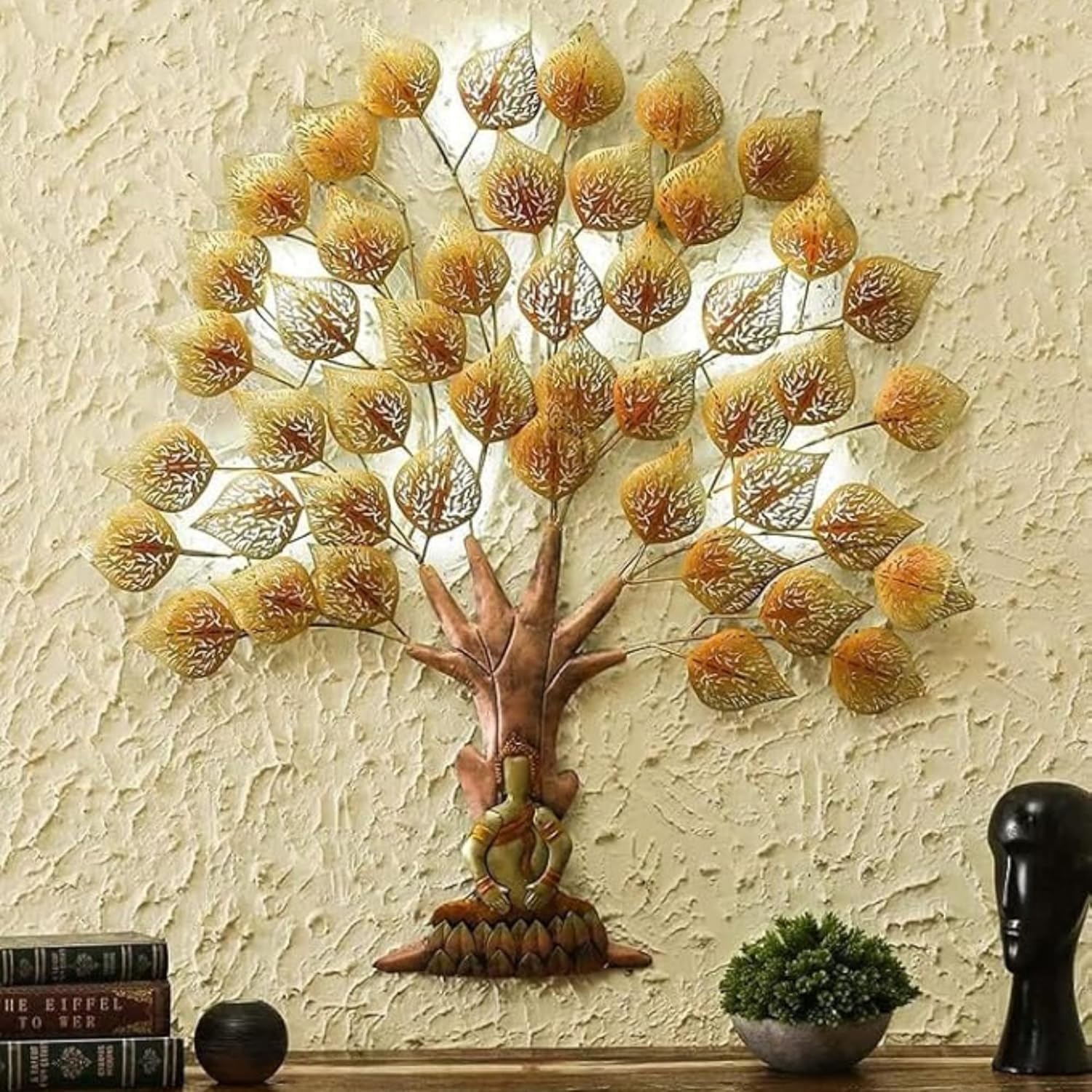 Zora Tree Wall Decor - LED Light & Elegant Design -16