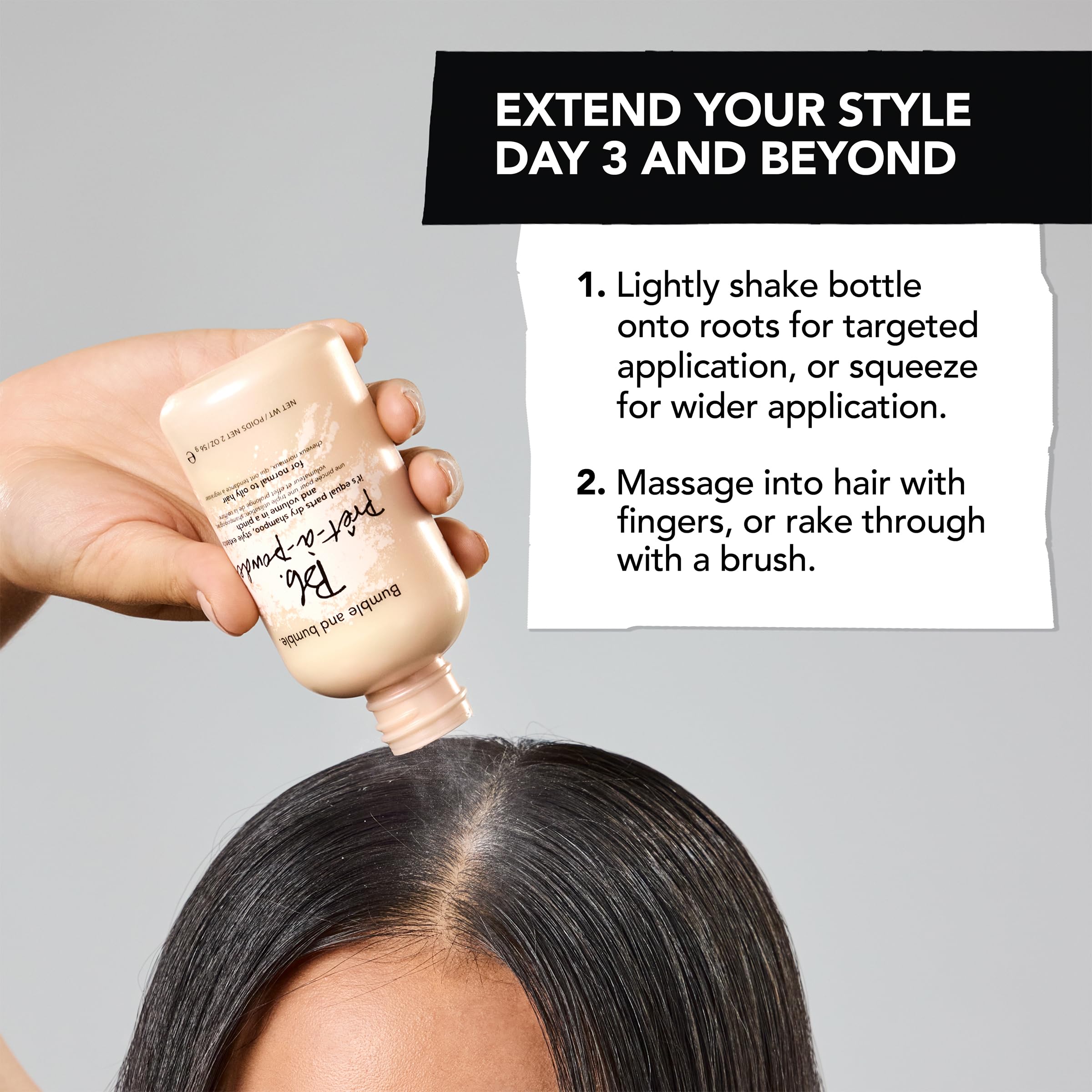 Bumble and bumble. Prêt-à-powder Dry Shampoo Powder | Adds Volume, Texture + Absorbs Oil | Non-Aerosol | For All Wavy + Straight Hair Types