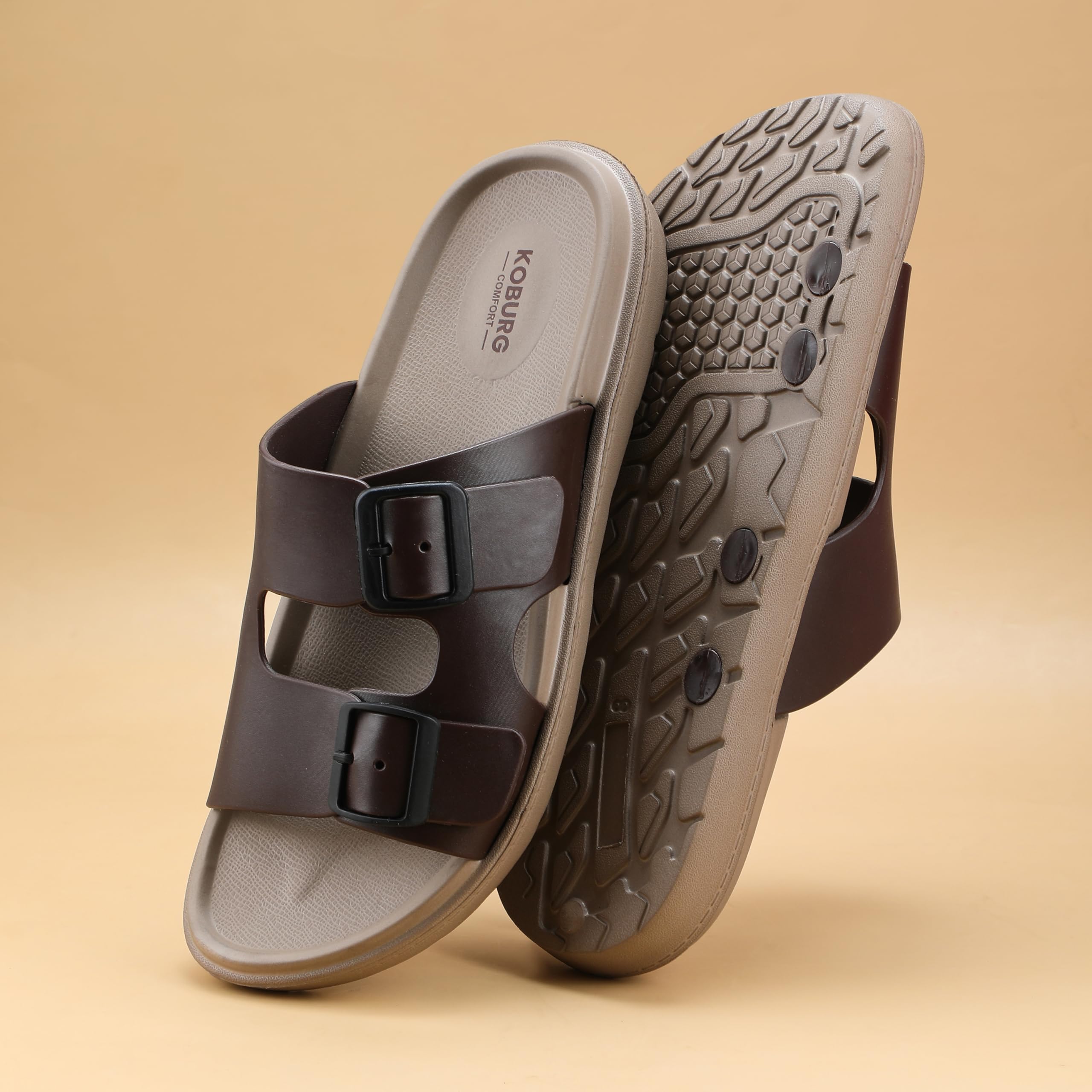 KOBURG Classic Sandals for Men| Stylish Trending | Comfortable | Super soft | Lightweight | EVA Sole KS-204 4