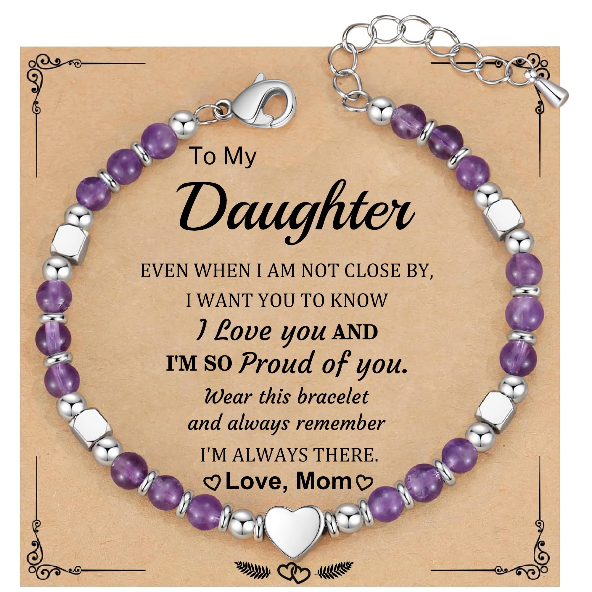 Best Friend Bracelet Gifts for Women Sister Bestie, Christmas Gift for Teens Mom Daughter Granddaughter Birthday Gift for Her Stocking Stuffers