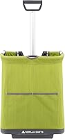 Gorilla Carts GCSS-11G-COM Collapsible Folding Garden Cart - 150 lb Capacity Soft-Sided Utility Wagon, Green