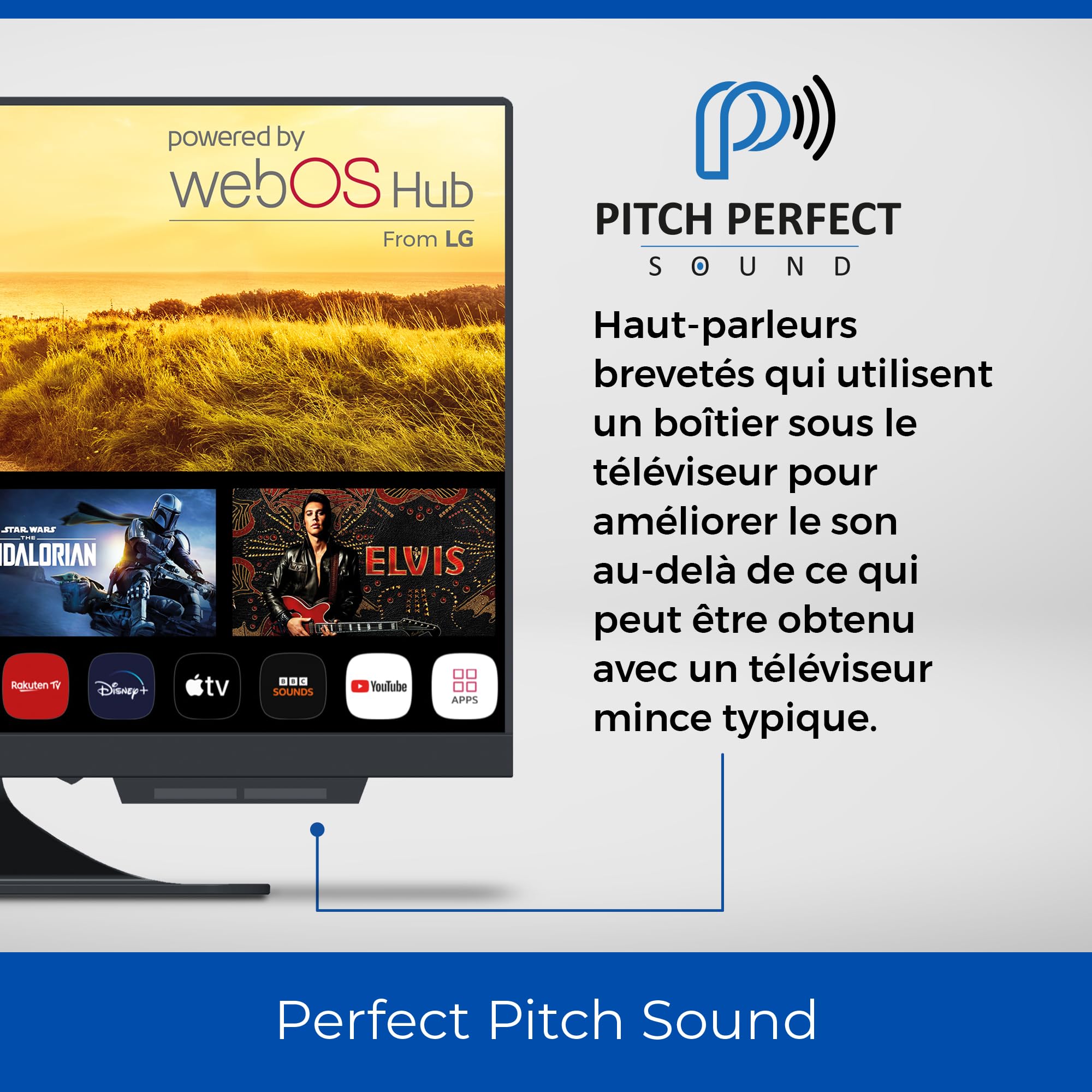 Cello C1924WS Smart TV 19 Pouces 12V pour Camping-Car, Caravane et Fourgon Aménagé, WebOS, Netflix, Bluetooth
