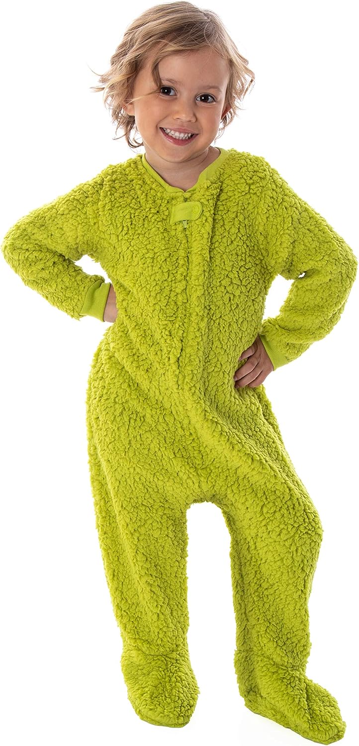 Dr. Seuss GRINCH Who Stole Christmas Matching Family Pajama Union Suit - Adult, Child, Toddler, Pets