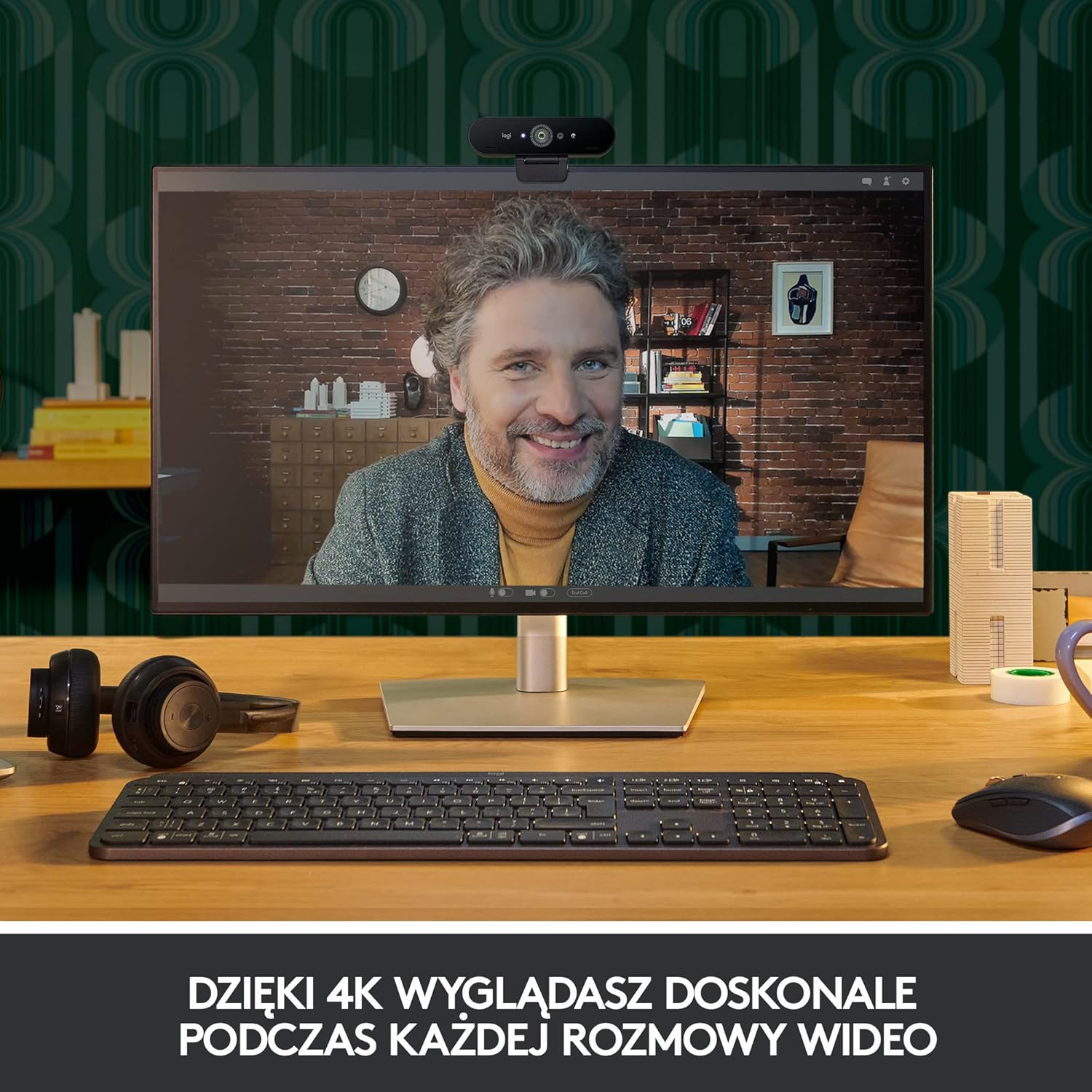 Logitech BRIO Stream USB 3.0 Nero Webcam