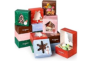 Fit Meal Prep Christmas Cookie Boxes for Holiday Treats and Gifts