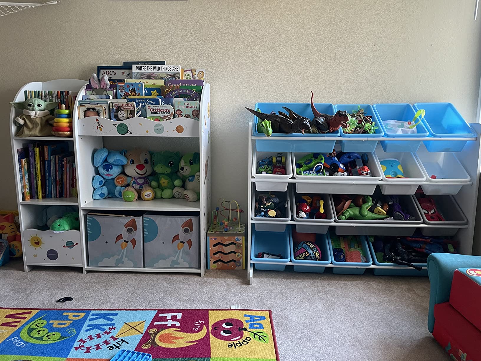 10/mo Finance SONGMICS Kid's Large Toy Storage Unit with 16