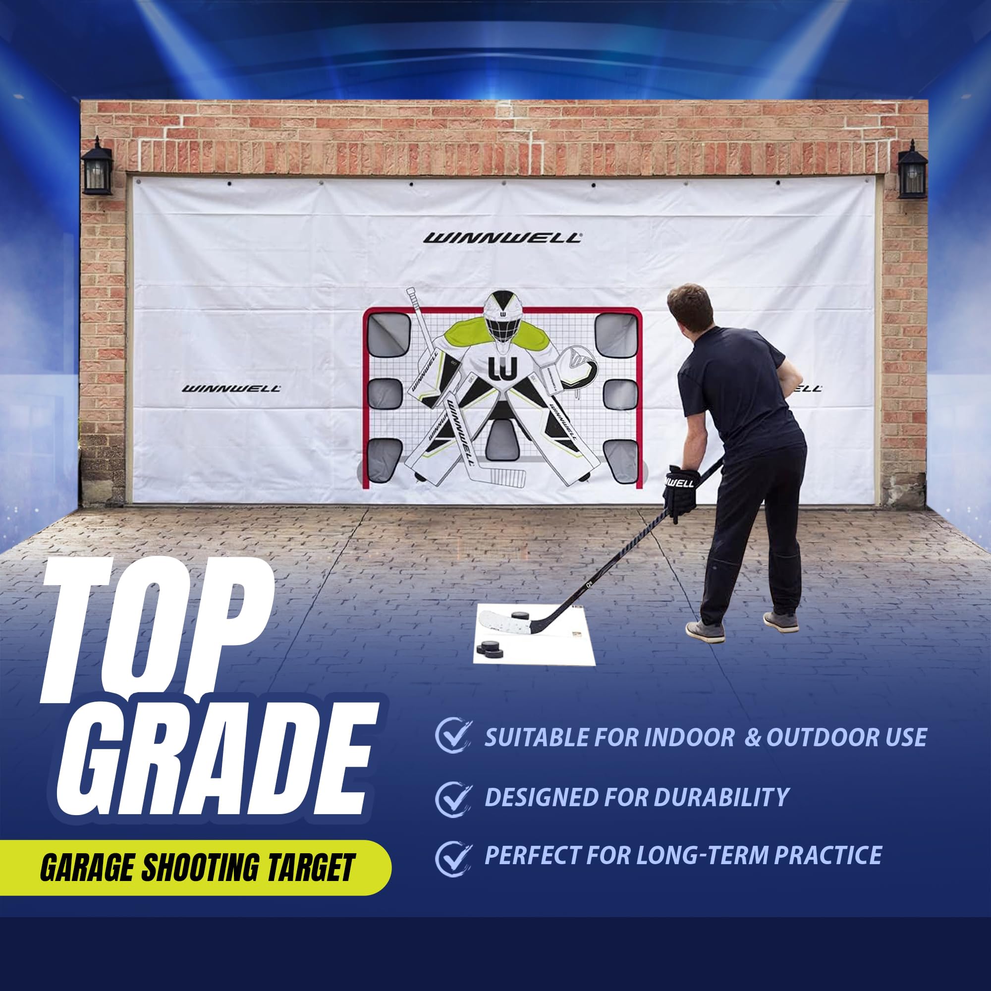 Winnwell Shooting Tarp Heavy Duty 16' x 8' Tools & Home Improvement