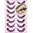 False Eyelashes Clear Band Natural Look Faux Mink Lashes Wispy Cat Eye Lashes Soft Eyelashes Lightweight Handmade 8 Pairs Pack Eyelashes