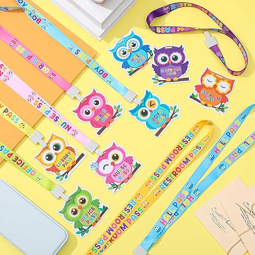 Vista 56 de Ctosree Juego de 8 cordones de PVC irrompibles para pasillos y pases escolares, suministros escolares, suministros para profesores, para aula