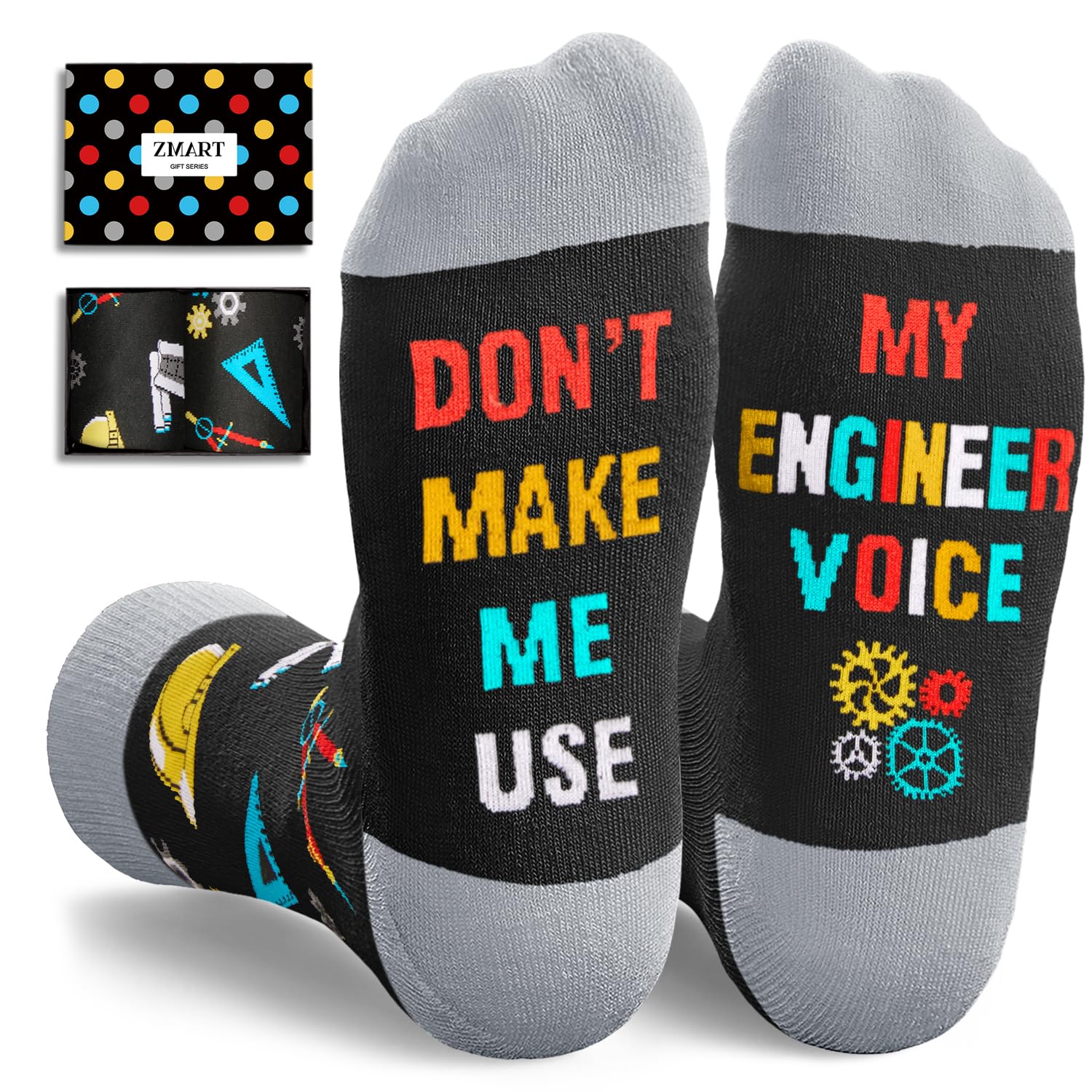 Zmart Professional Career Gifts - Socks for Engineers Coach Pilots Lawyers Teachers