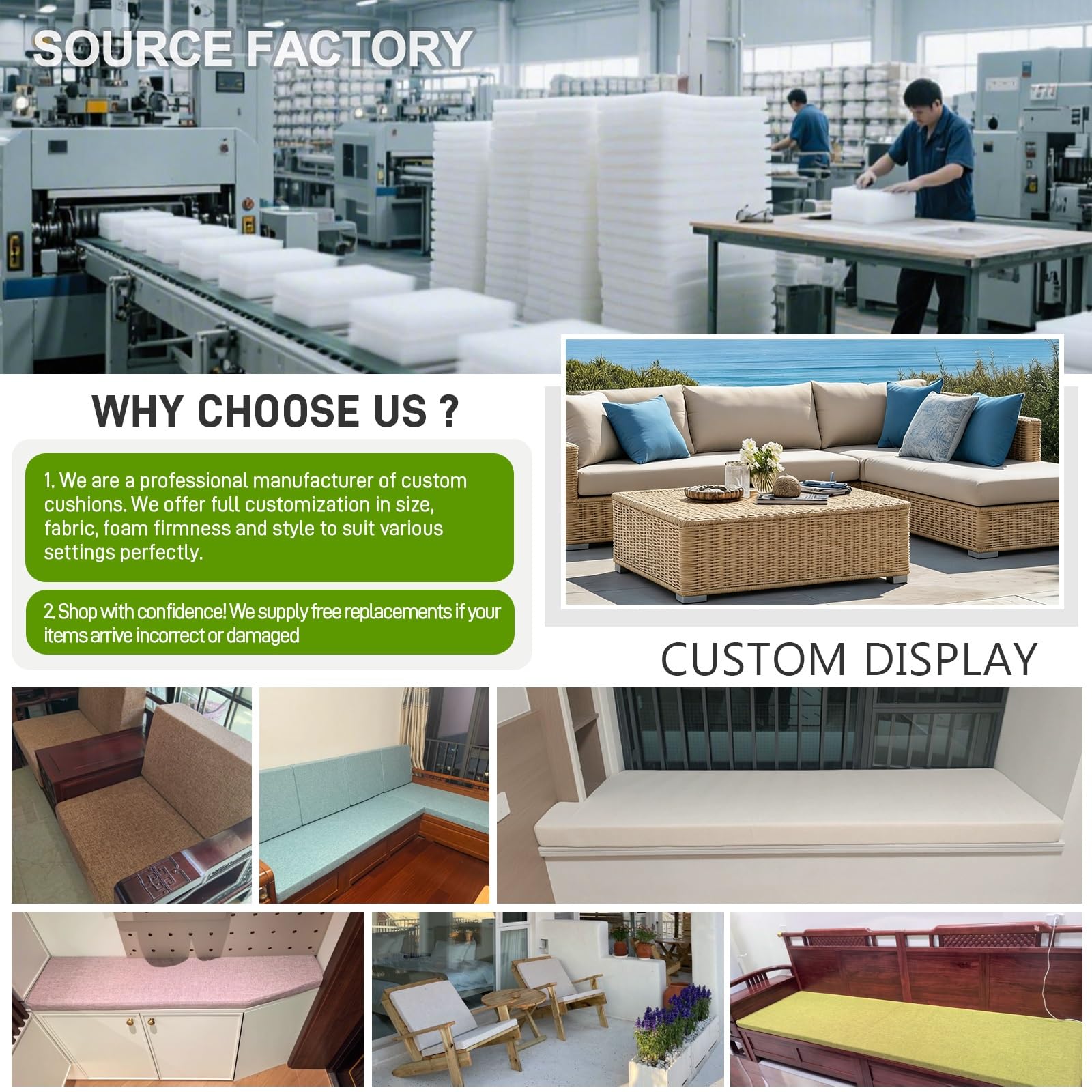 Custom Size Bench Cushion - Image 9