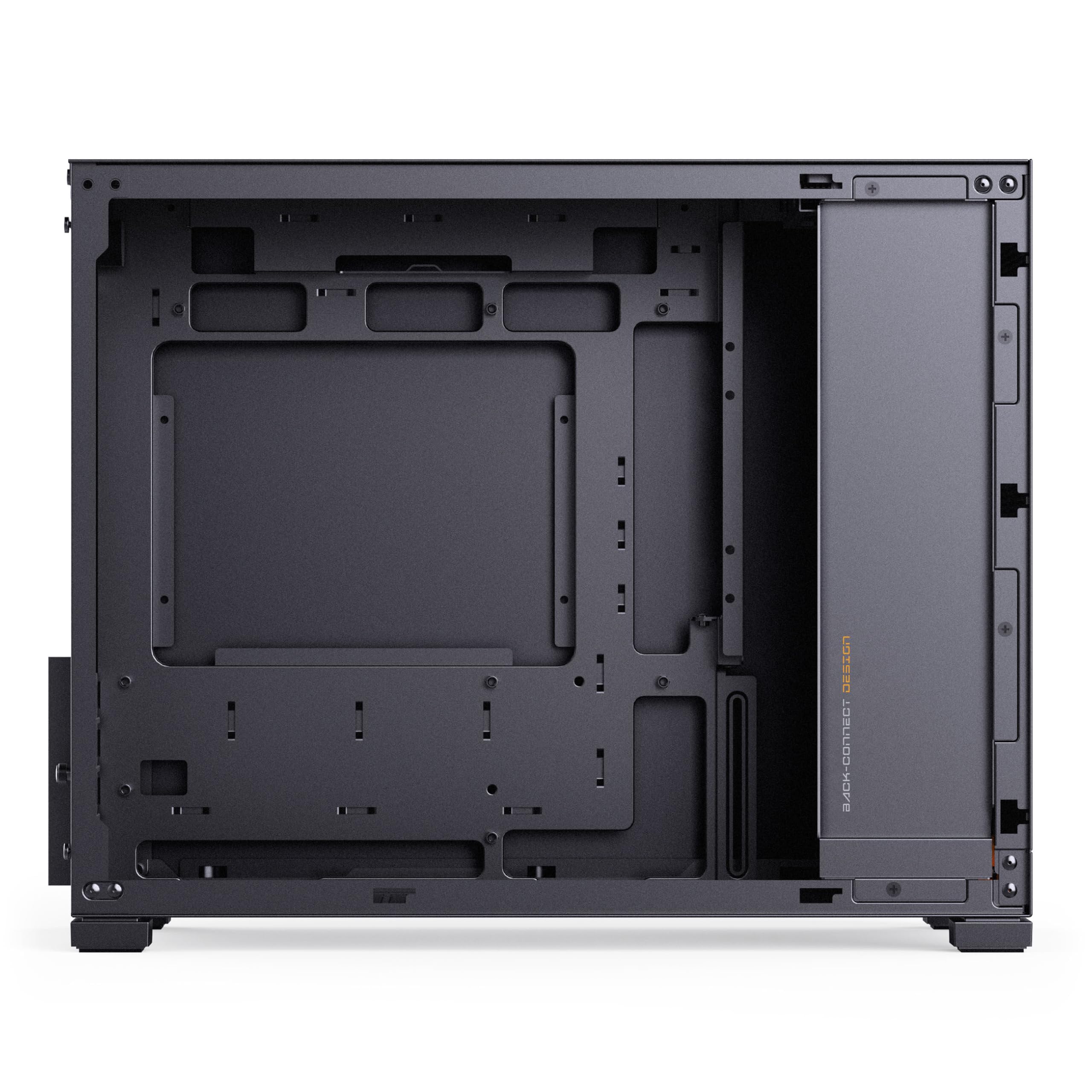 Jonsbo D32 STD Case PC Nero | Mini Case per Micro-ATX con vetro temperato, compatibile Back-Connect, forte flusso d'aria, compatto e stiloso per build da gaming