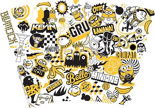 Miniatura 2 de Tervis Vaso aislado de doble pared Minions hecho en Estados Unidos Calcomanías amarillas mantiene las bebidas frías y calientes, 24 onzas, clásico