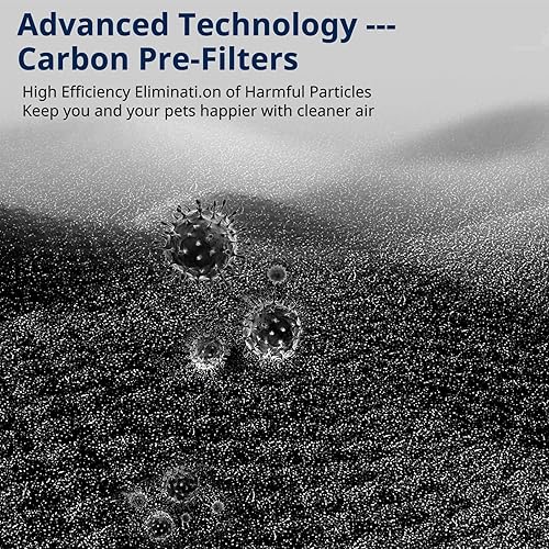 Miniatura 5 de Paquete de 3 filtros HEPA FLT4825 B de repuesto compatibles con modelos de purificador de aire G-guardian AC4825 AC4300 AC4800 AC4850PT AC4900CA