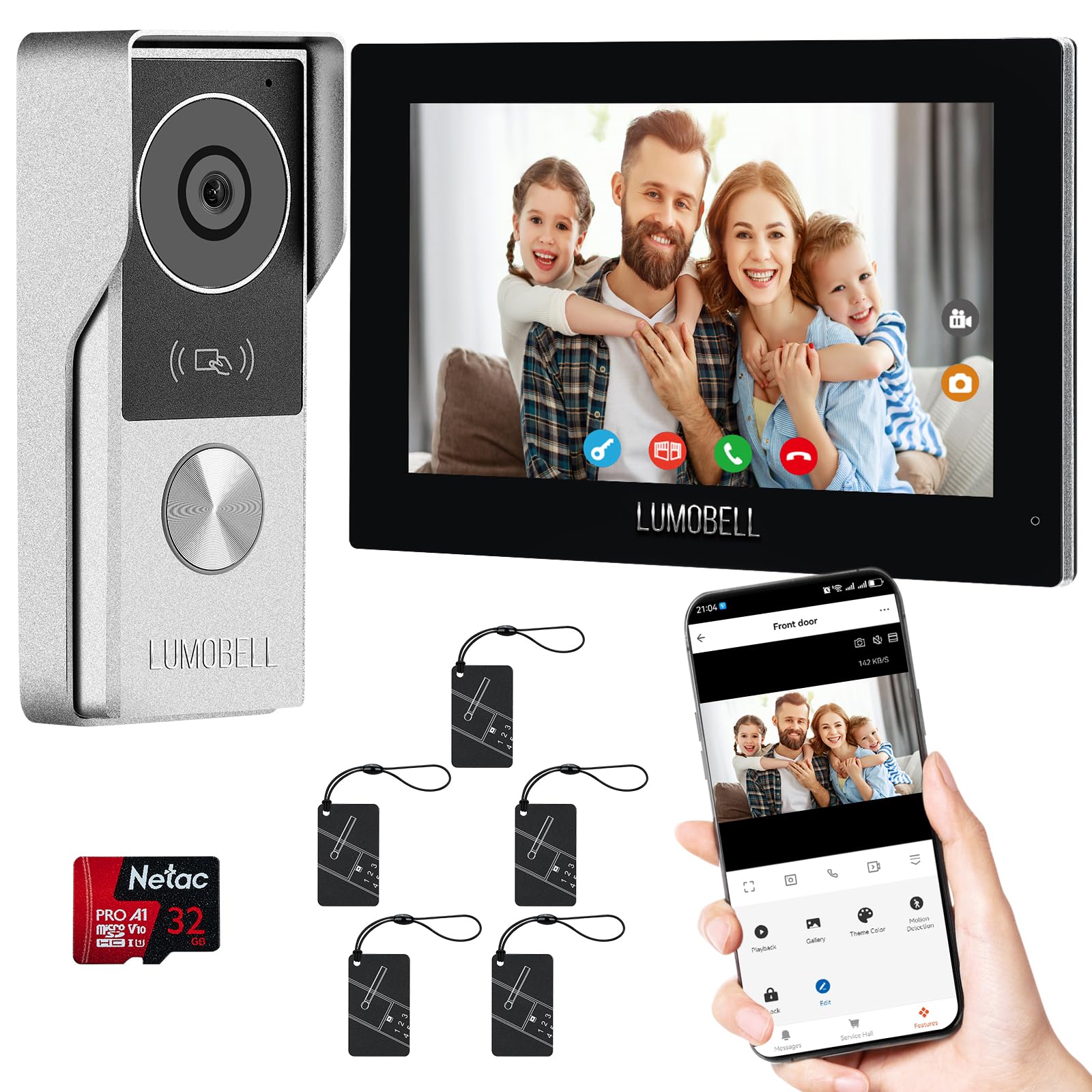 LUMOBELL Wired Doorbell System