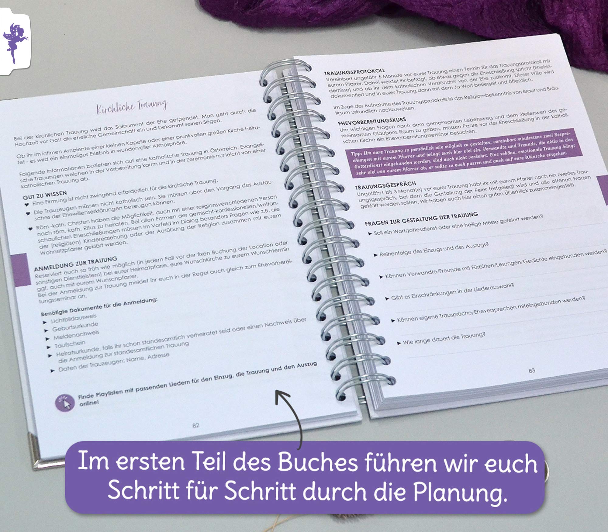 FEENSTAUB Hochzeit planen mit perfekten Hochzeitsplaner Buch 326 Seiten, personalisierbar, inkl. Online Listen, Hochzeitsplanung, Verlobungsgeschenk für beide, Hochzeitsplaner deutsch Rosen
