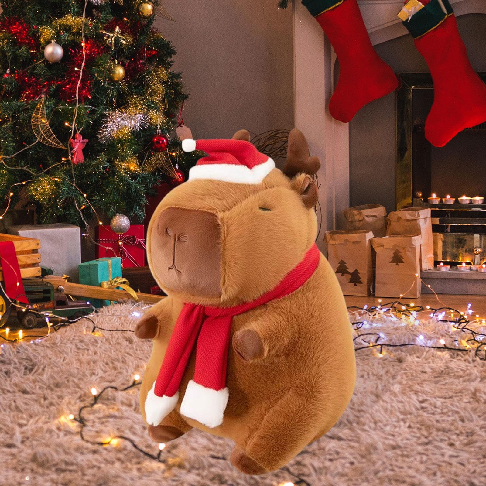 Sharplace Capybara-Plüschtier, Heimdekoration, Sammlerstück, Sofa-Ornament, schöne Plüschfigur, Stofftier für Erwachsene und Teenager, Geschenk, 50cm