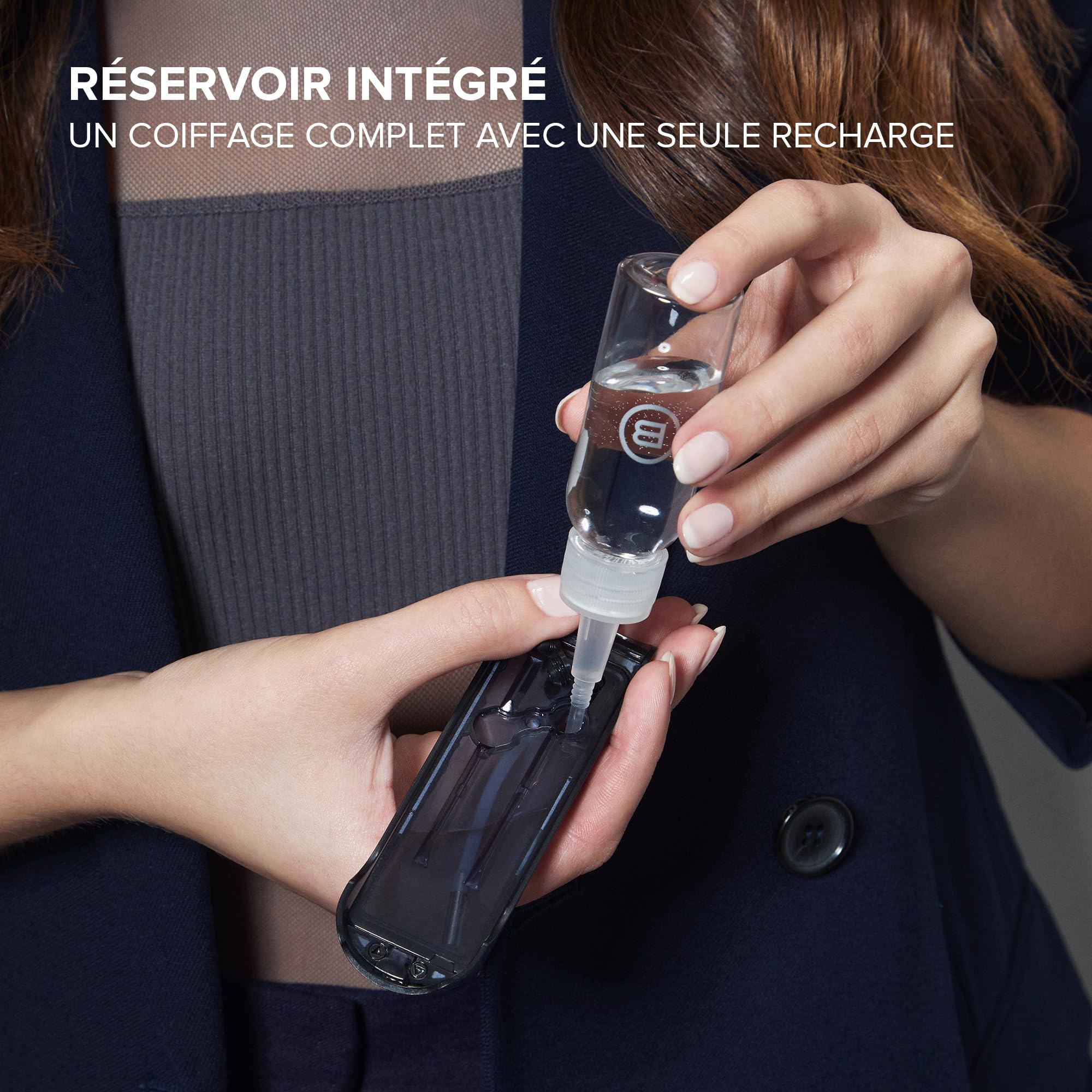 Bellissima Fer à Lisser Steam Elixir Deluxe - Fer à Vapeur Professionnel Pour Rendu Lisse ou Ondulé - Lisseur Vapeur Avec Plaques en Céramique et Kératine Cheveux Protégés, Doux et Lumineux