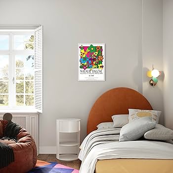 Amazon.co.jp: ポスター A2額入り アートポスター NATALIE BALZAC
