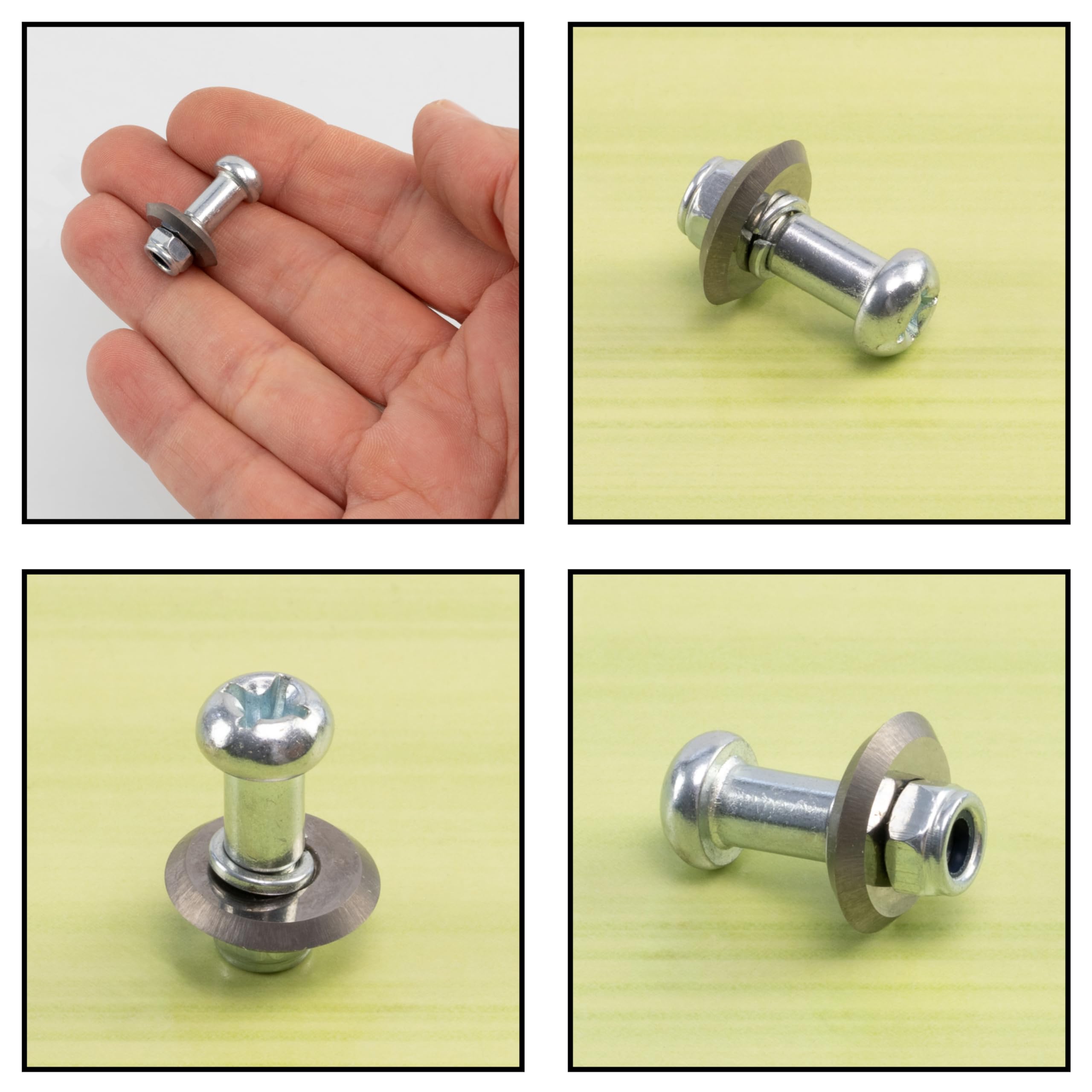 AERZETIX Roulette Lame Couteau De Couper Carreaux 16x6x3 Mm - Acier Pour Coupe-Carrelage Manuel