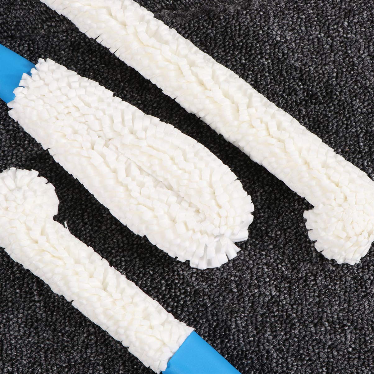 Didiseaon 3pcs Multifunctional Bottle Brush Goblets Cleaning Sponge Bottle Cleaner Brush Pipe Cleaner Brush Flexible Bottle Cleaner Decanter Cleaning Brush Bottle Cleaning Brush Blue