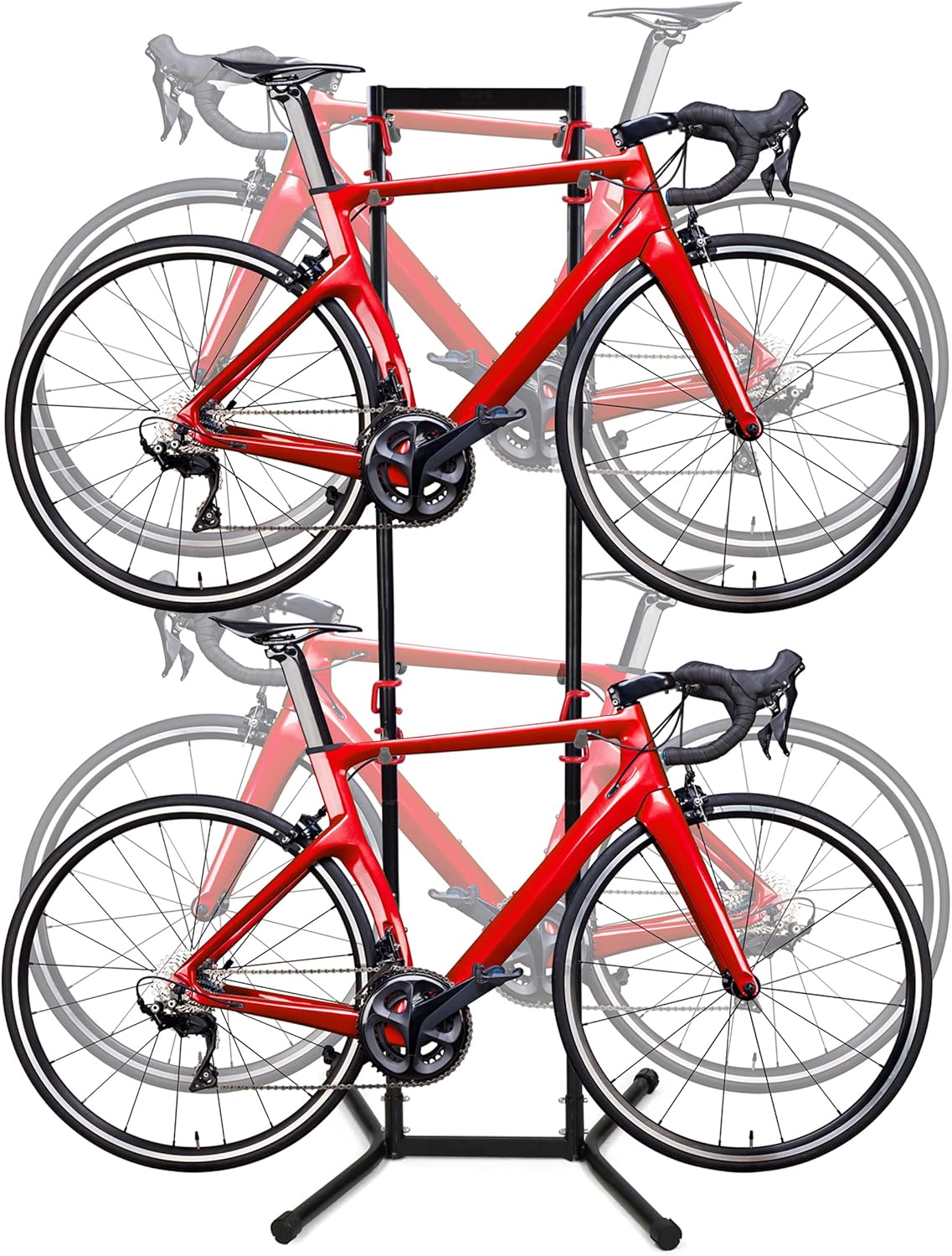 BISupply Stand Up Bike Rack Garage Floor Stand 4 Bicycle