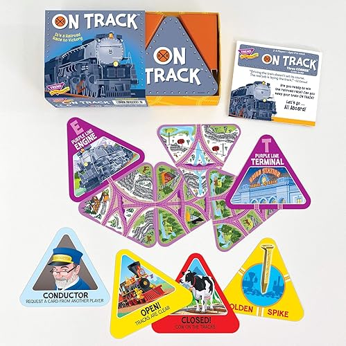Juego de estrategia ON Track Three Corner por TREND Enterprises, Inc. - Juegos de cartas familiares