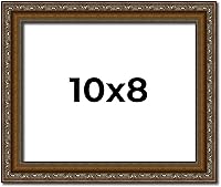 Vista 164 de Marco de fotos completo de madera dorada envejecida de 16 x 20 pulgadas con plexiglás acrílico UV, parte trasera de tablero de espuma y accesorios