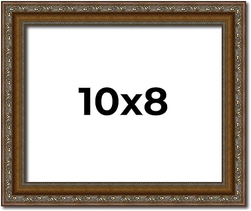 Miniatura 164 de Marco de fotos completo de madera dorada envejecida de 16 x 20 pulgadas con plexiglás acrílico UV, parte trasera de tablero de espuma y accesorios