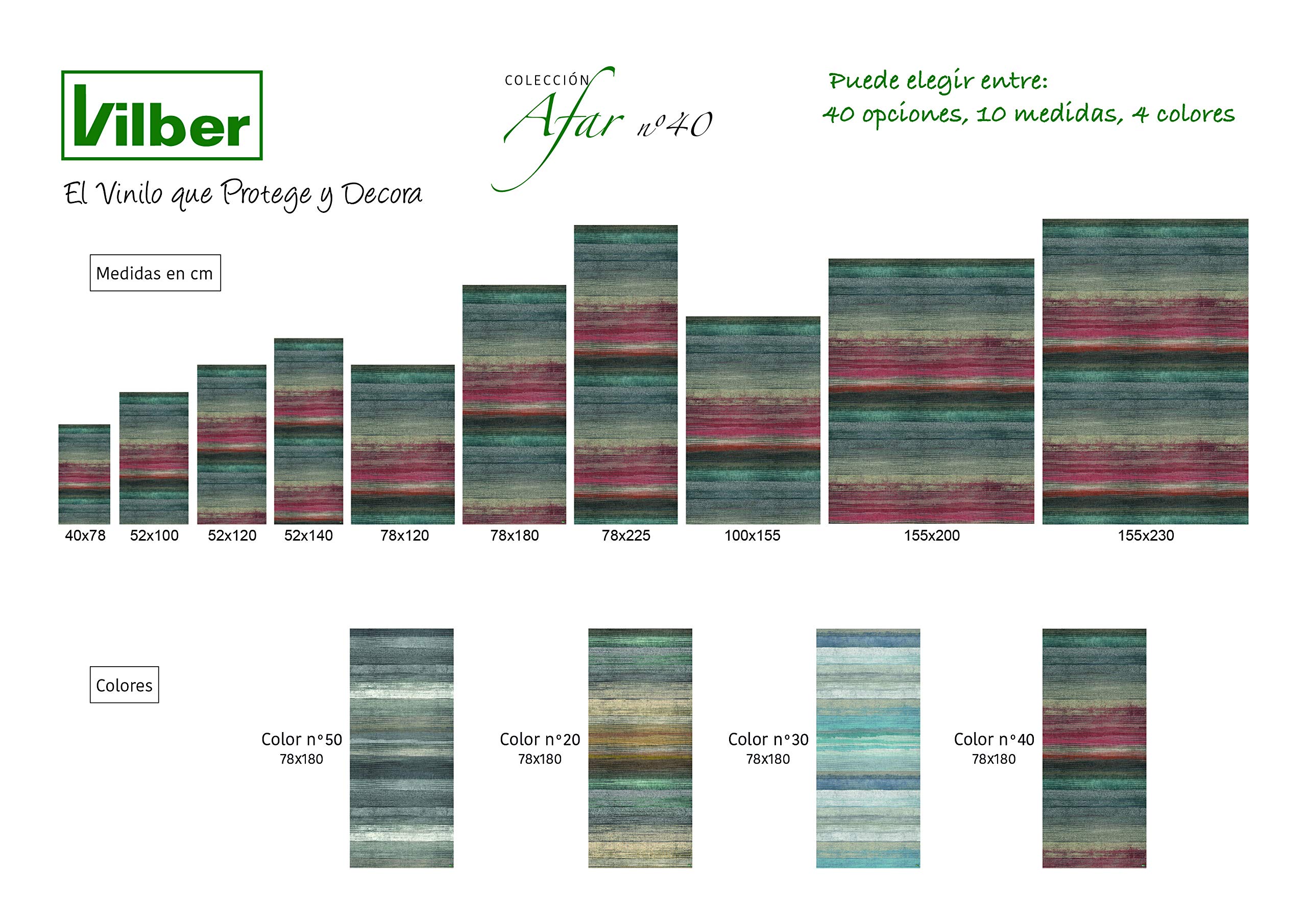 Vilber Alfombra vinilo AFAR DU 40 100X155X0.22 cm