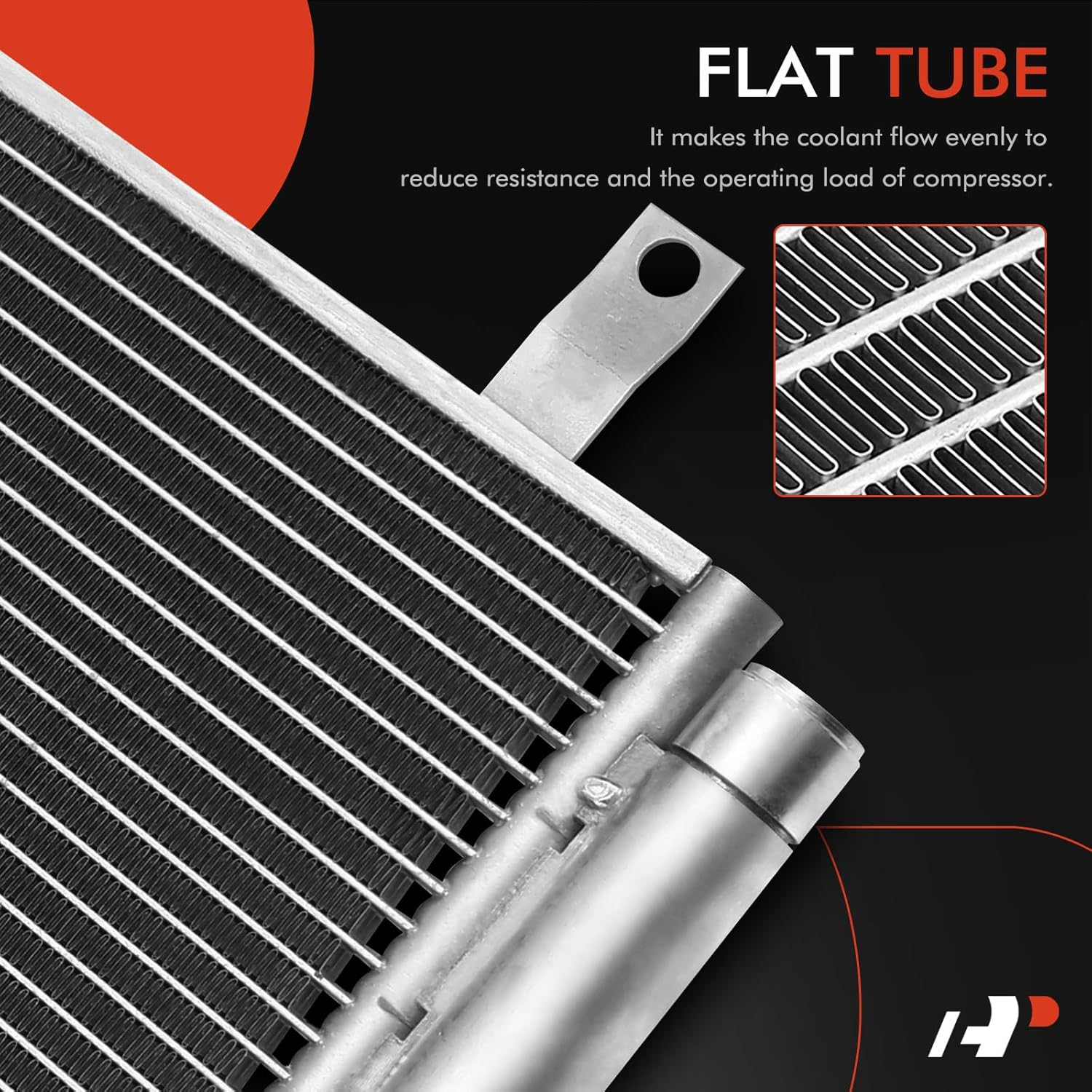 A-Premium Air Conditioning A/C Condenser Compatible with Mazda 6 2006-2007 L4 2.3L Turbocharged, Replace# GJYA6148ZA